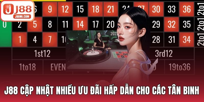 J88 cập nhật nhiều ưu đãi hấp dẫn cho các tân binh