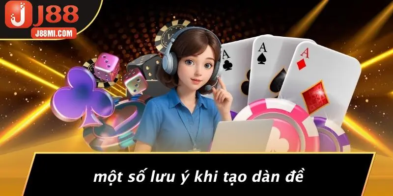 Một Số Lưu Ý Khi Tạo Dàn Đề