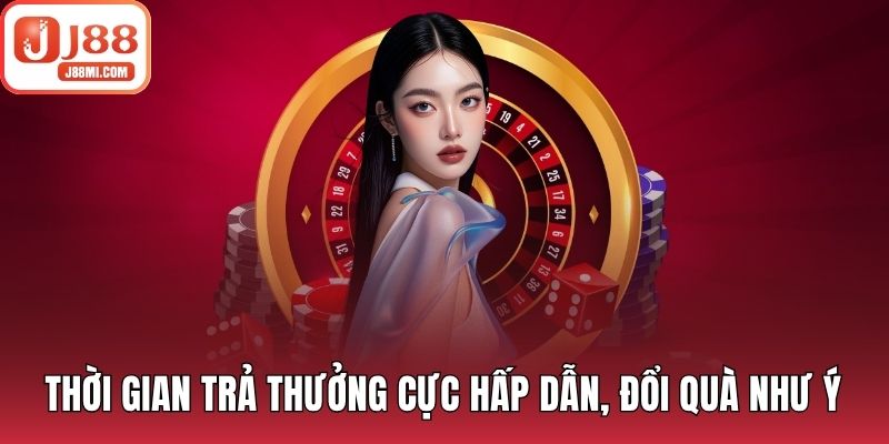 Thời gian trả thưởng cực hấp dẫn, đổi quà như ý